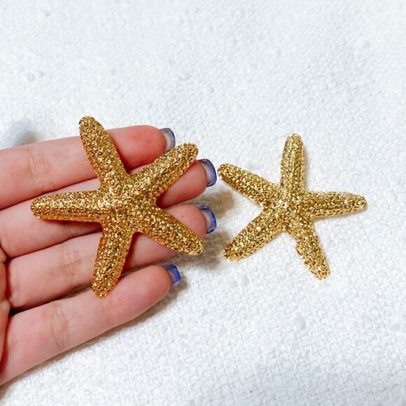 starfish  earrings  M186 - Picture 4 of 5